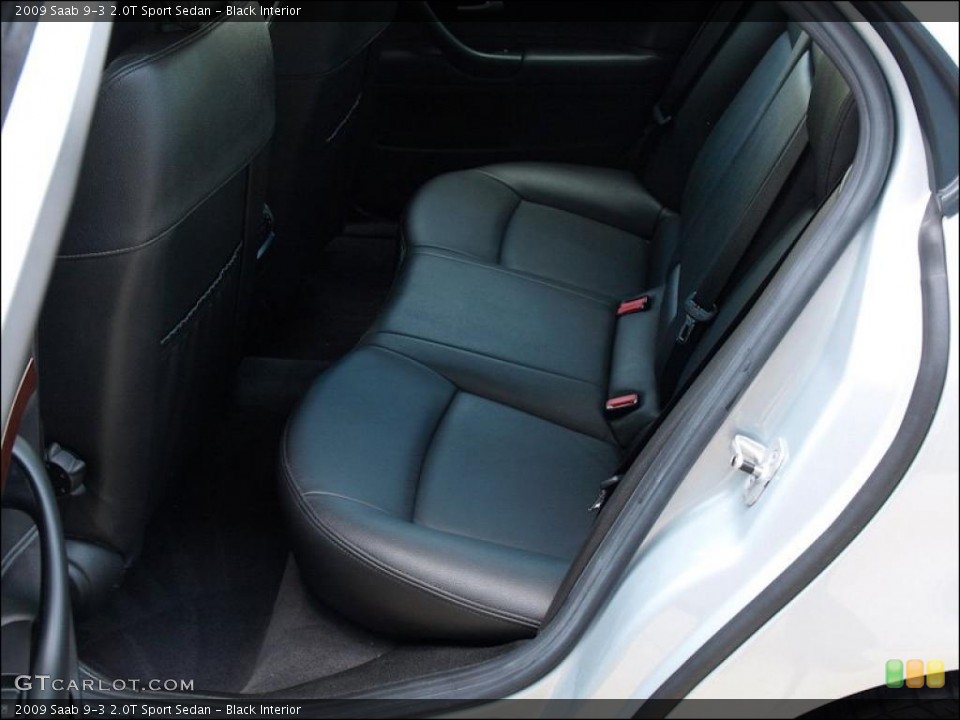 Black Interior Photo for the 2009 Saab 9-3 2.0T Sport Sedan #49622317