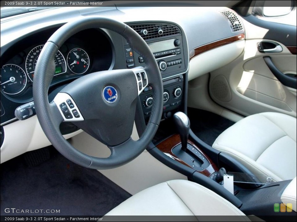 Parchment Interior Dashboard for the 2009 Saab 9-3 2.0T Sport Sedan #49622737