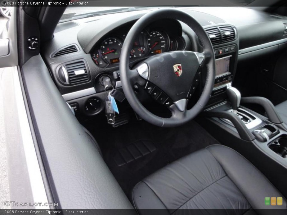 Black Interior Steering Wheel for the 2008 Porsche Cayenne Tiptronic #49623256