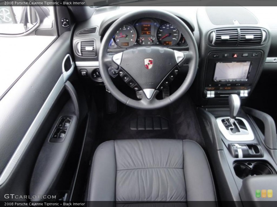 Black Interior Steering Wheel for the 2008 Porsche Cayenne Tiptronic #49623487