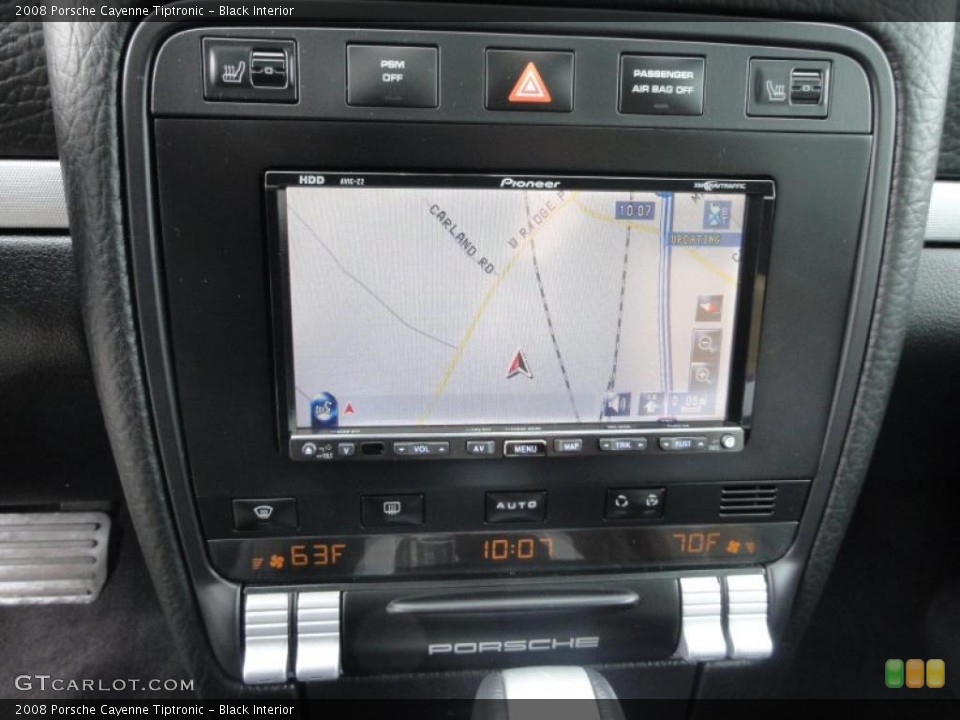 Black Interior Navigation for the 2008 Porsche Cayenne Tiptronic #49623616
