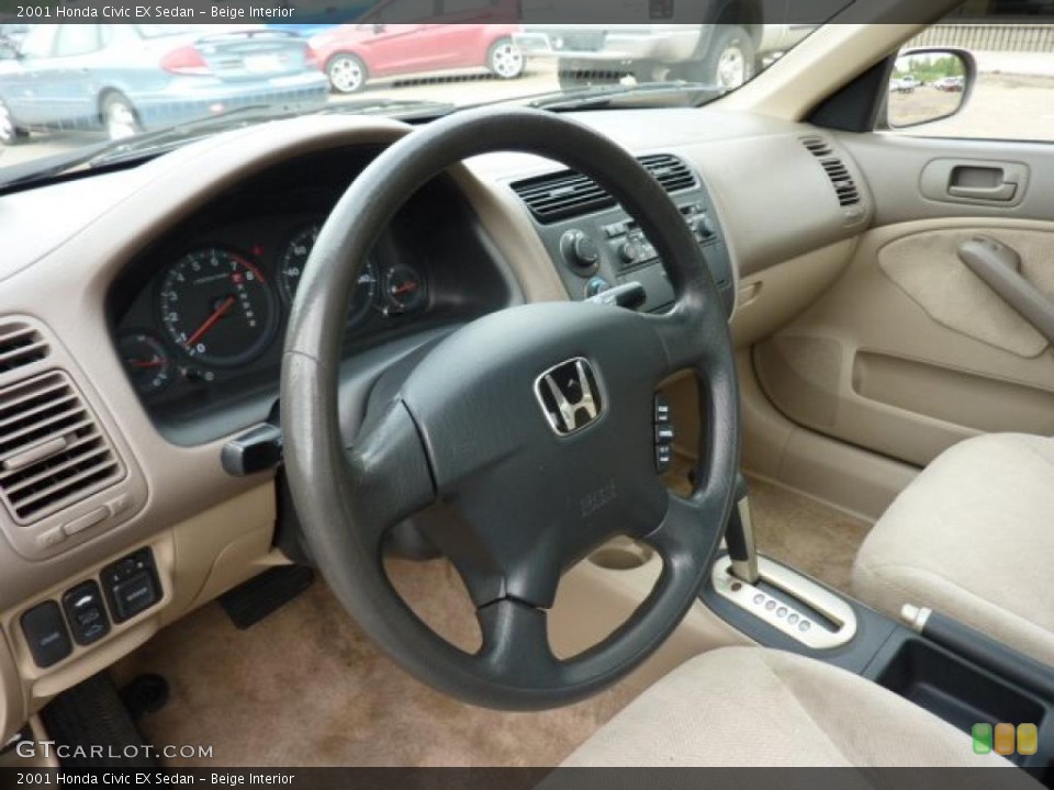 Beige Interior Photo for the 2001 Honda Civic EX Sedan #49624825
