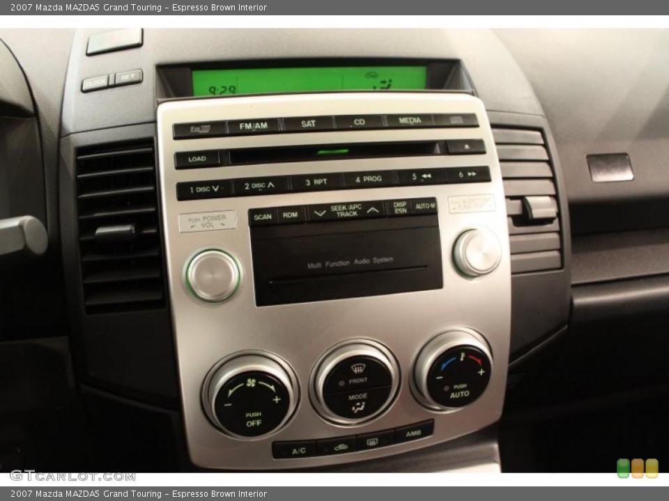 Espresso Brown Interior Controls for the 2007 Mazda MAZDA5 Grand Touring #49625386