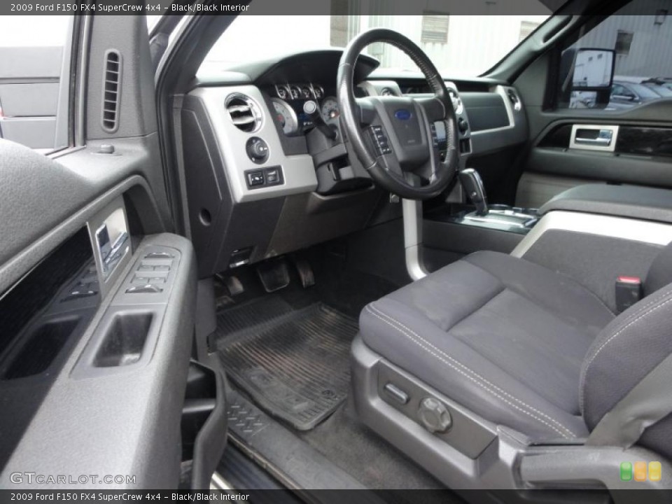 Black/Black Interior Photo for the 2009 Ford F150 FX4 SuperCrew 4x4 #49626244