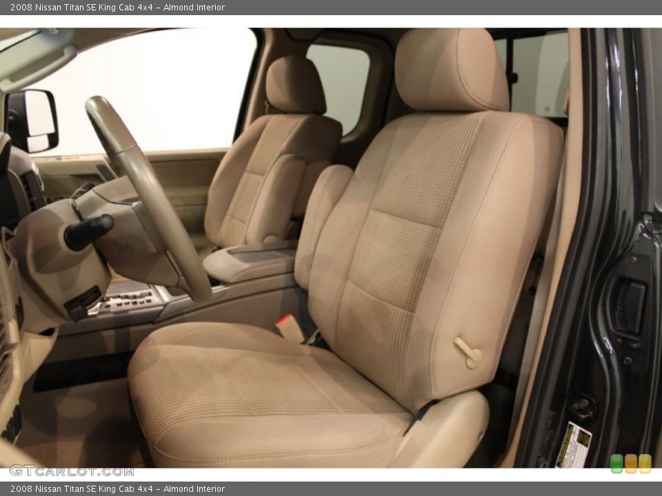 Almond Interior Photo for the 2008 Nissan Titan SE King Cab 4x4 #49627084