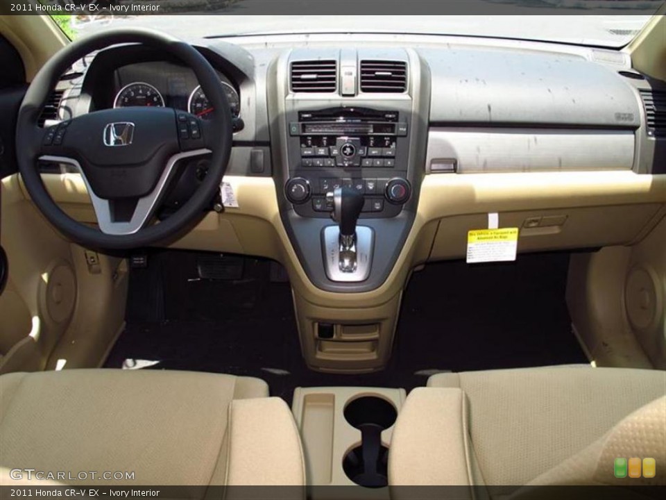 Ivory Interior Dashboard for the 2011 Honda CR-V EX #49628962
