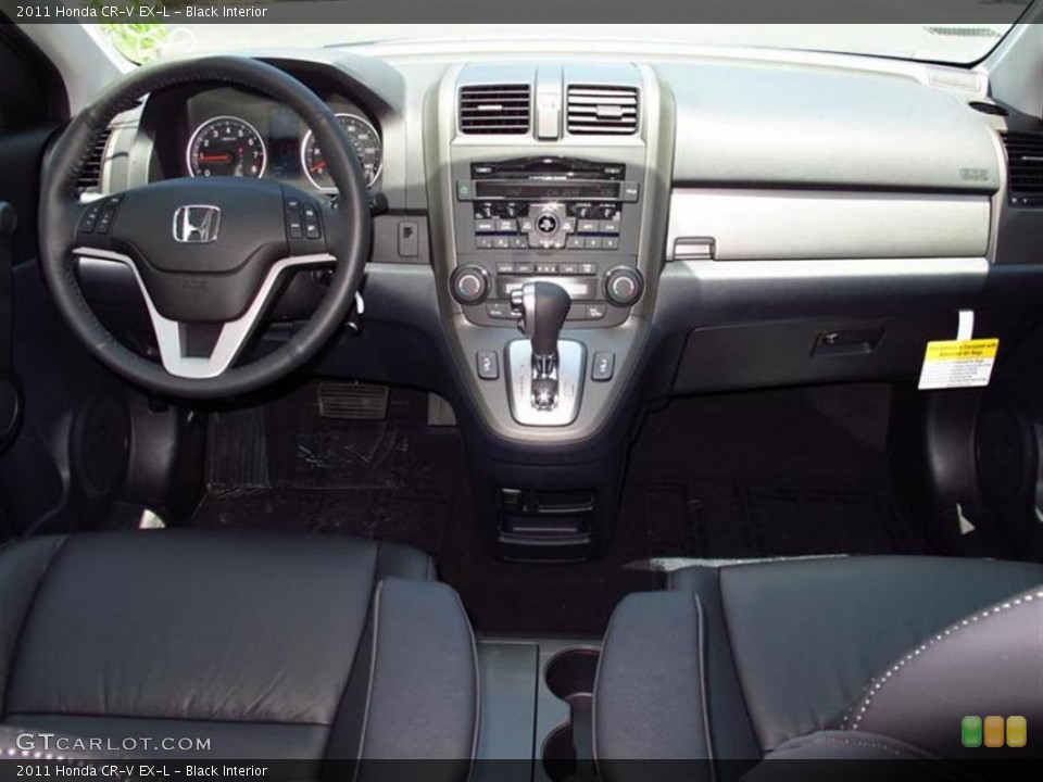 Black Interior Dashboard for the 2011 Honda CR-V EX-L #49629112
