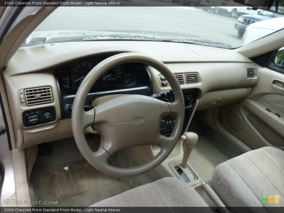 Light Neutral Interior Dashboard for the 2000 Chevrolet Prizm  #49630355