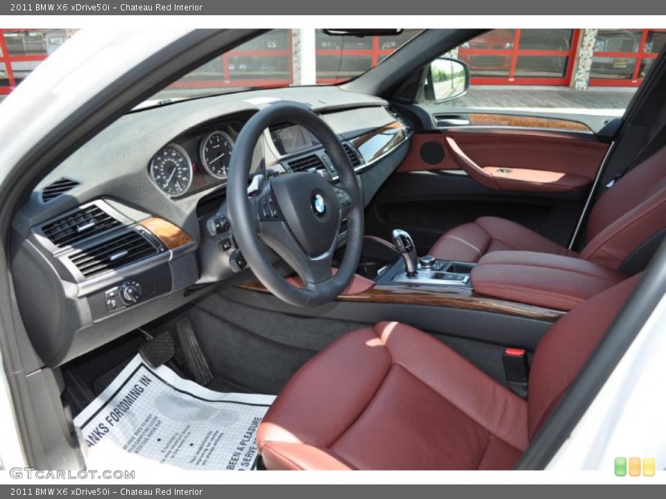 Chateau Red Interior Photo for the 2011 BMW X6 xDrive50i #49630448