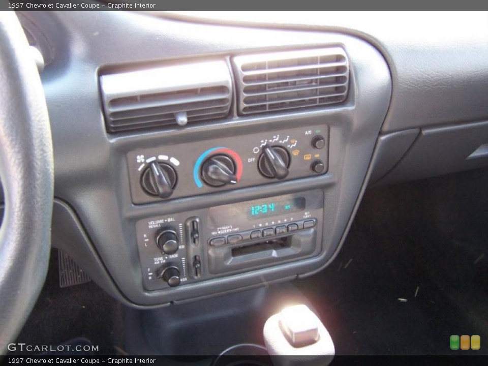 Graphite Interior Controls for the 1997 Chevrolet Cavalier Coupe #49630457