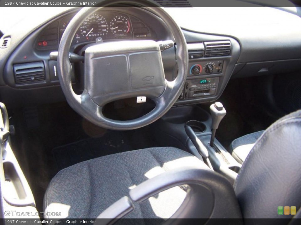 Graphite Interior Dashboard for the 1997 Chevrolet Cavalier Coupe #49630469