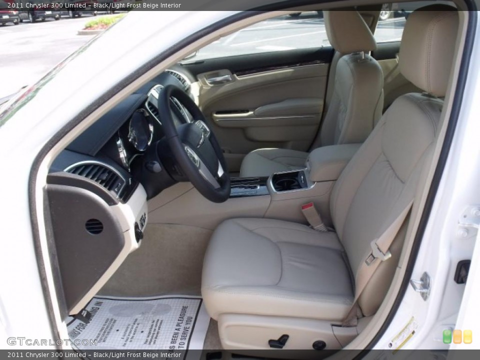 Black/Light Frost Beige Interior Photo for the 2011 Chrysler 300 Limited #49630604