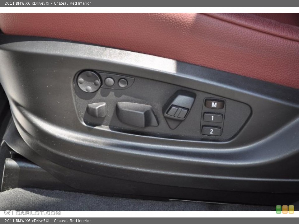 Chateau Red Interior Controls for the 2011 BMW X6 xDrive50i #49630766