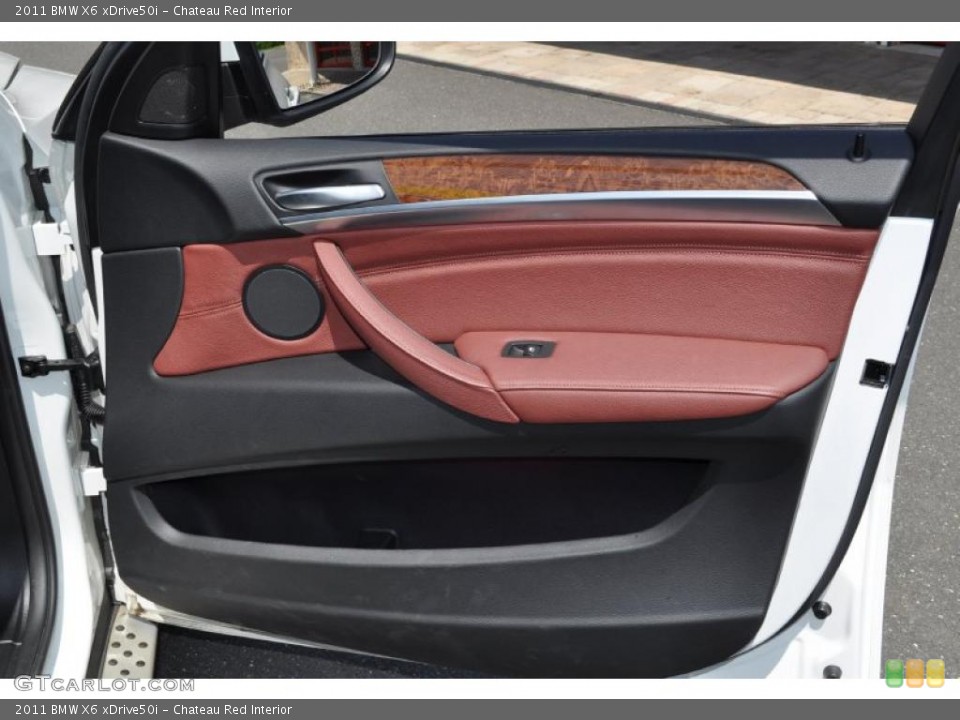 Chateau Red Interior Door Panel for the 2011 BMW X6 xDrive50i #49630811