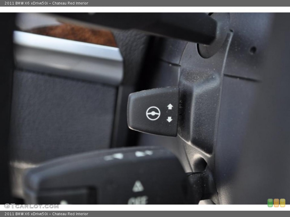 Chateau Red Interior Controls for the 2011 BMW X6 xDrive50i #49630883