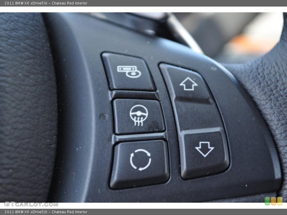 Chateau Red Interior Controls for the 2011 BMW X6 xDrive50i #49630895
