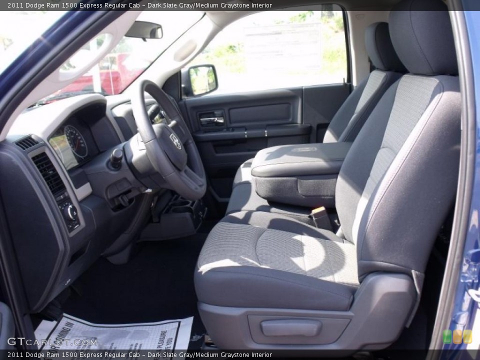 Dark Slate Gray/Medium Graystone Interior Photo for the 2011 Dodge Ram 1500 Express Regular Cab #49631217