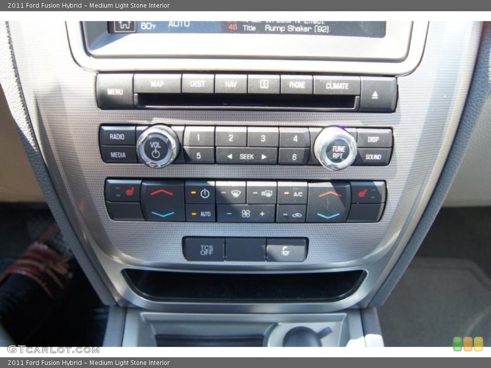 Medium Light Stone Interior Controls for the 2011 Ford Fusion Hybrid #49632611
