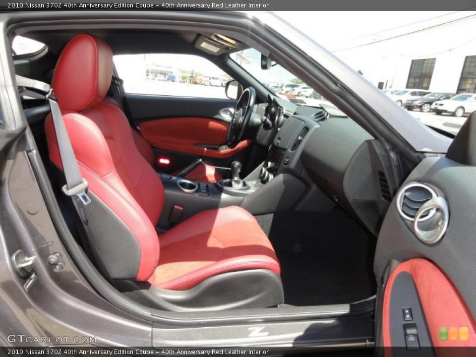 40th Anniversary Red Leather Interior Photo for the 2010 Nissan 370Z 40th Anniversary Edition Coupe #49633139