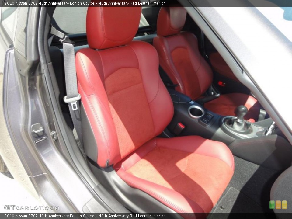 40th Anniversary Red Leather Interior Photo for the 2010 Nissan 370Z 40th Anniversary Edition Coupe #49633154