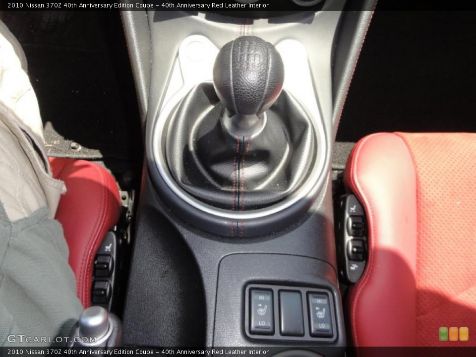 40th Anniversary Red Leather Interior Transmission for the 2010 Nissan 370Z 40th Anniversary Edition Coupe #49633433