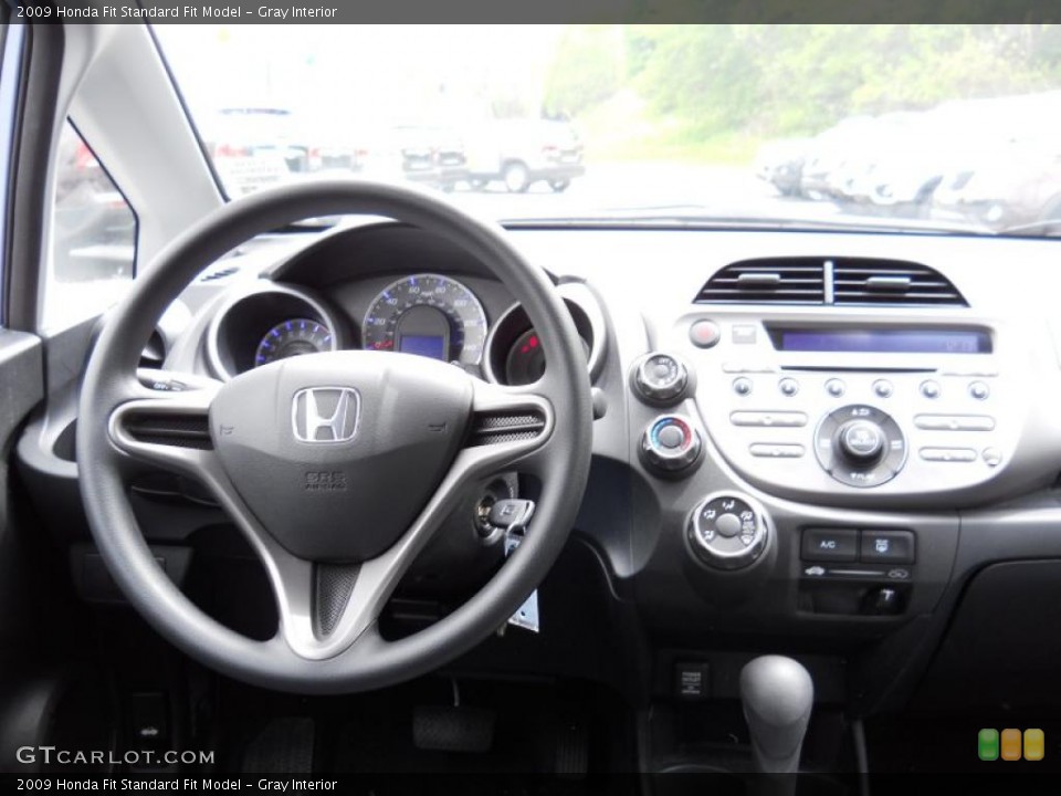 Gray Interior Dashboard for the 2009 Honda Fit  #49635092