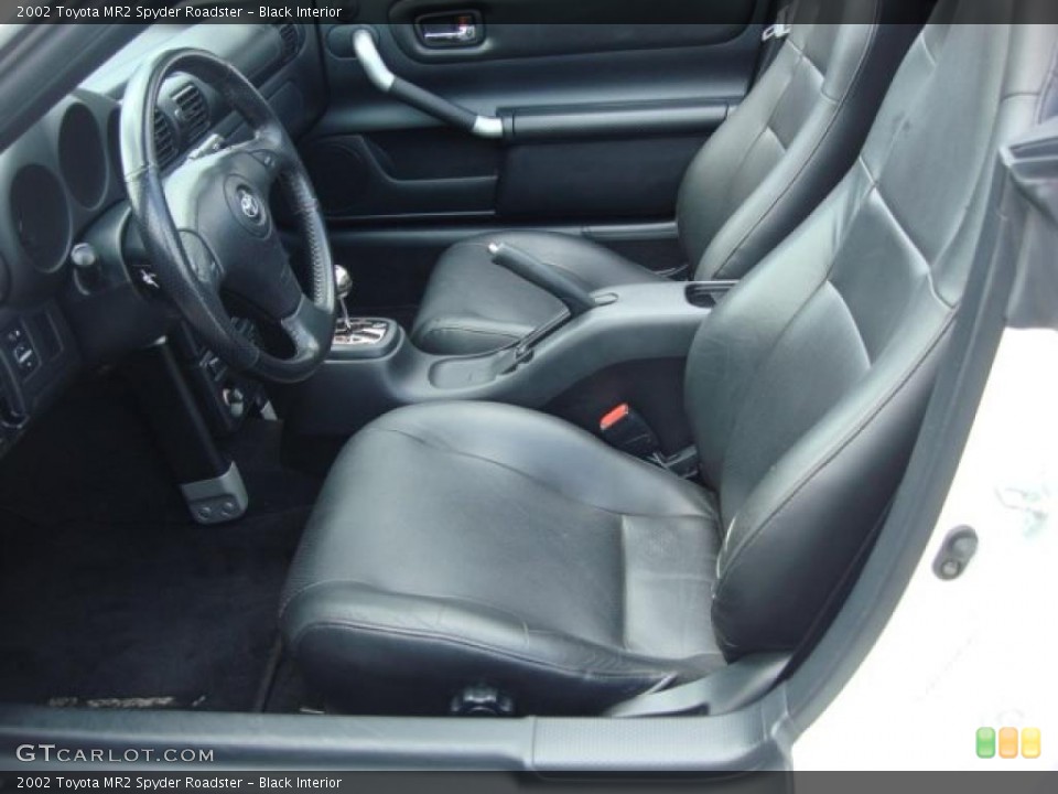 Black Interior Photo for the 2002 Toyota MR2 Spyder Roadster #49635638