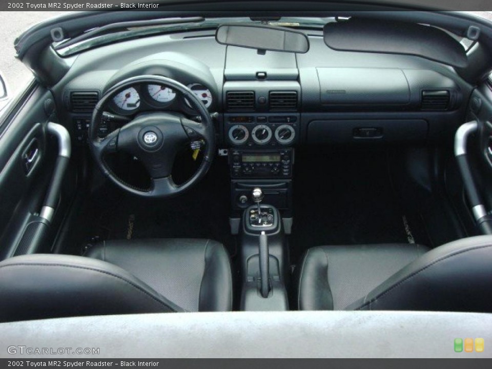 Black Interior Dashboard for the 2002 Toyota MR2 Spyder Roadster #49635680