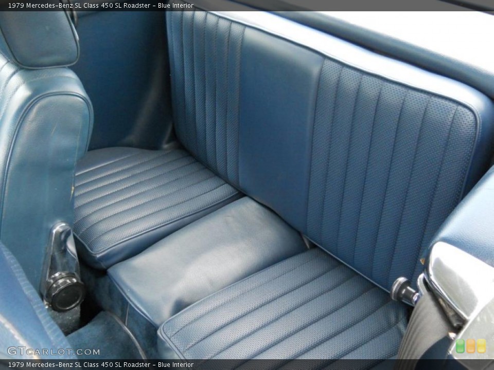 Blue Interior Photo for the 1979 Mercedes-Benz SL Class 450 SL Roadster #49635983