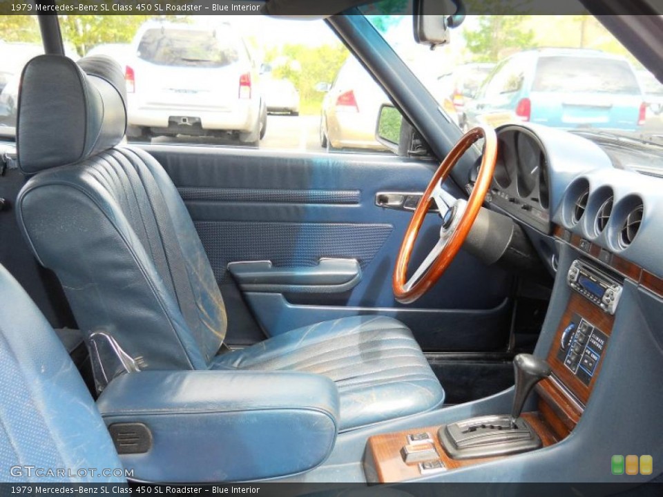 Blue 1979 Mercedes-Benz SL Class Interiors
