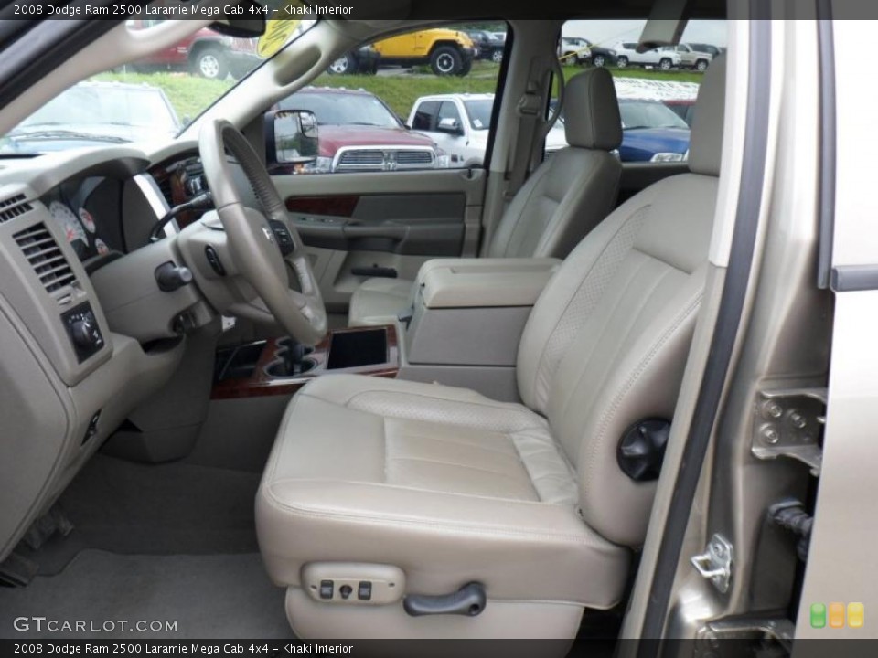 Khaki Interior Photo for the 2008 Dodge Ram 2500 Laramie Mega Cab 4x4 #49636334