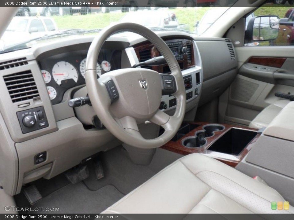 Khaki Interior Photo for the 2008 Dodge Ram 2500 Laramie Mega Cab 4x4 #49636352