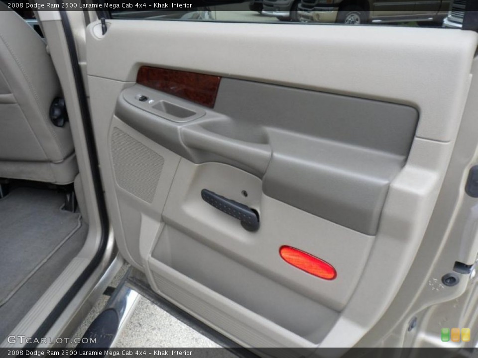 Khaki Interior Door Panel for the 2008 Dodge Ram 2500 Laramie Mega Cab 4x4 #49636463