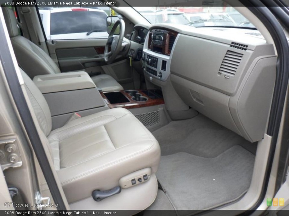Khaki Interior Photo for the 2008 Dodge Ram 2500 Laramie Mega Cab 4x4 #49636478