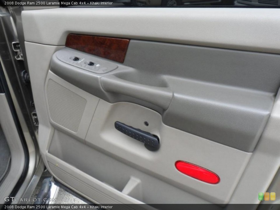 Khaki Interior Door Panel for the 2008 Dodge Ram 2500 Laramie Mega Cab 4x4 #49636493