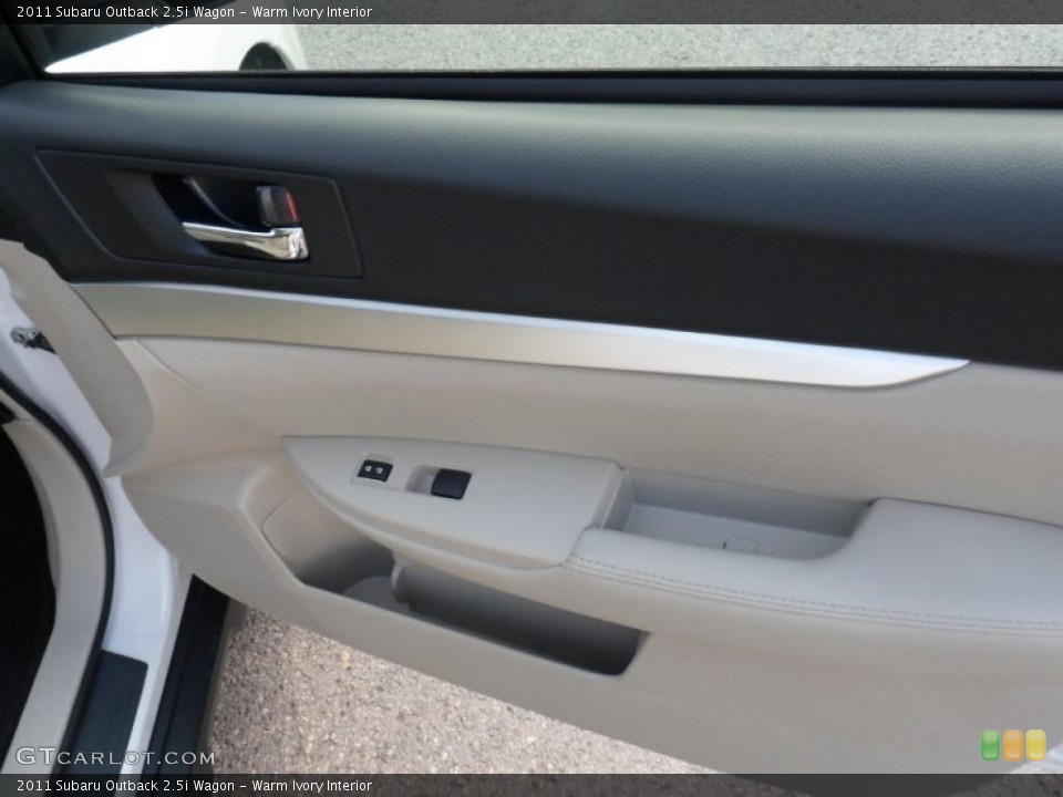 Warm Ivory Interior Door Panel for the 2011 Subaru Outback 2.5i Wagon #49642025