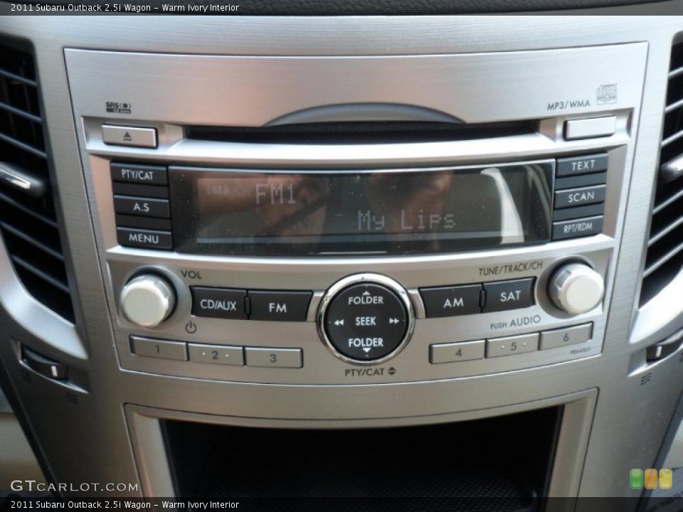 Warm Ivory Interior Controls for the 2011 Subaru Outback 2.5i Wagon #49642058