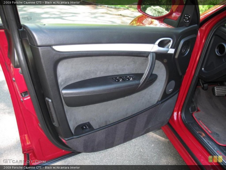 Black w/Alcantara Interior Door Panel for the 2009 Porsche Cayenne GTS #49643912