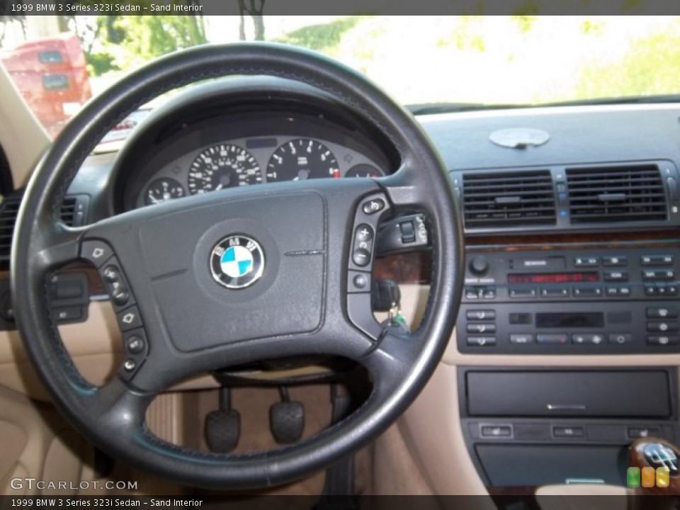 Sand Interior Steering Wheel for the 1999 BMW 3 Series 323i Sedan #49645754