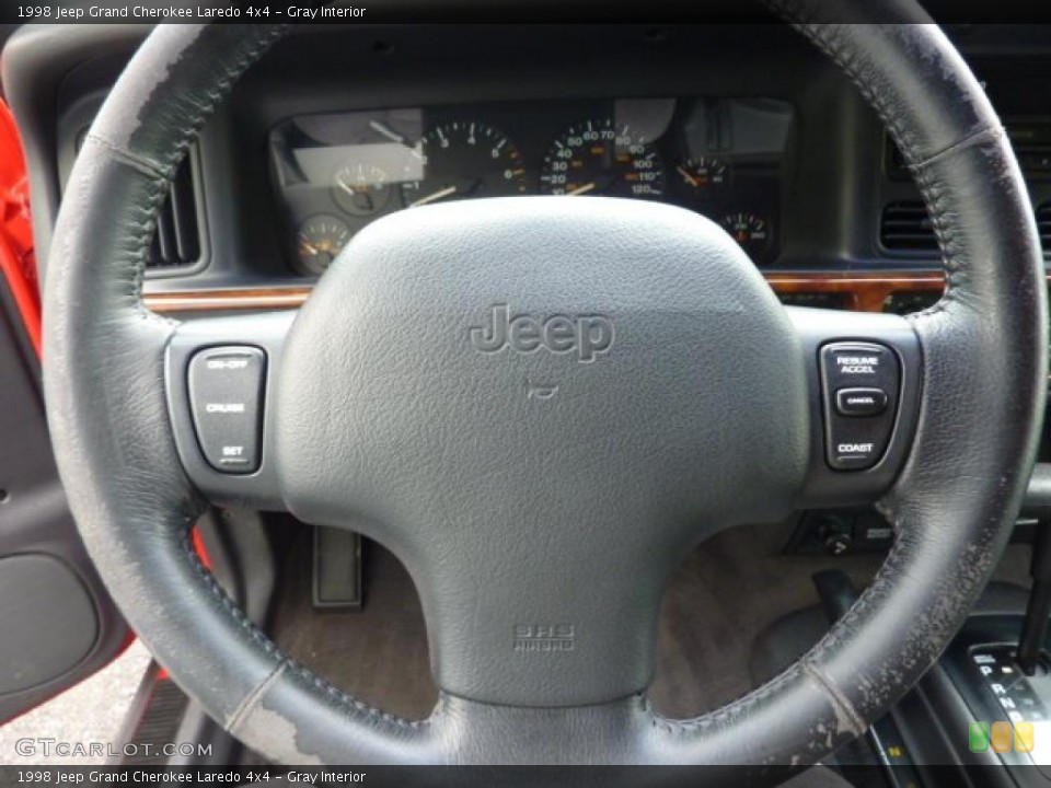 Gray Interior Steering Wheel for the 1998 Jeep Grand Cherokee Laredo 4x4 #49646042