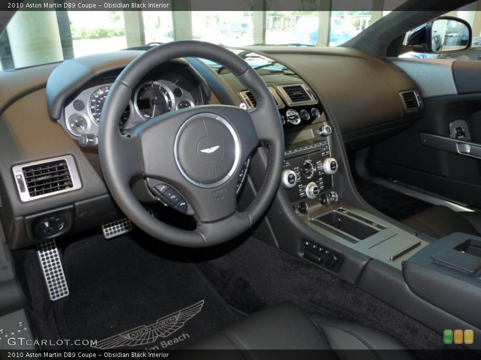 Obsidian Black Interior Dashboard for the 2010 Aston Martin DB9 Coupe #49646996