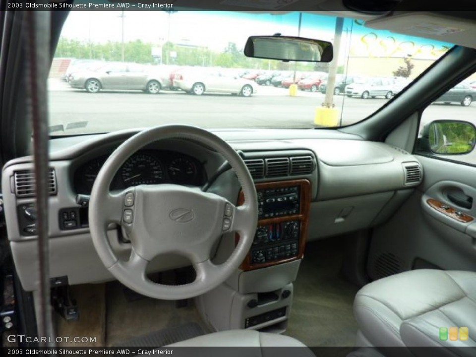 Gray Interior Dashboard for the 2003 Oldsmobile Silhouette Premiere AWD #49647515