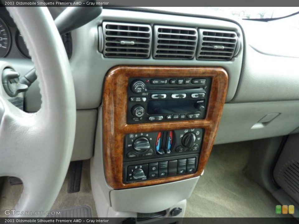 Gray Interior Controls for the 2003 Oldsmobile Silhouette Premiere AWD #49647554