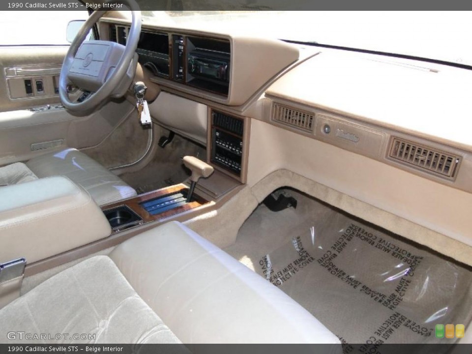 Beige Interior Dashboard for the 1990 Cadillac Seville STS #49647743