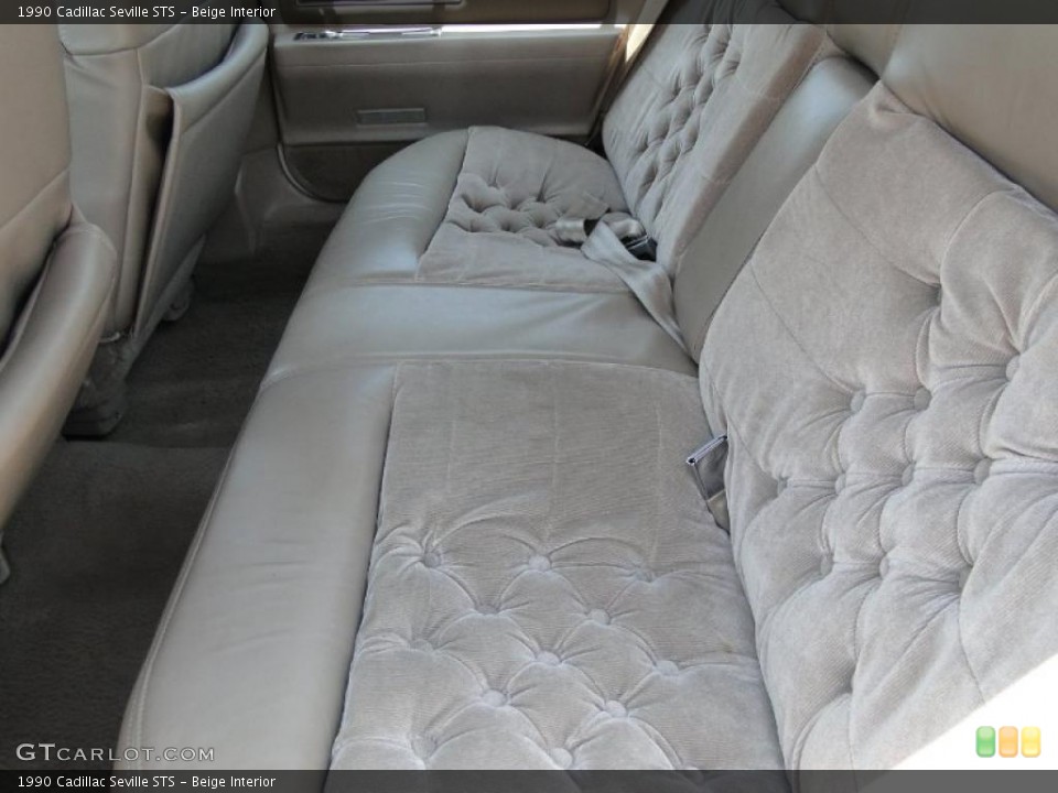 Beige Interior Photo for the 1990 Cadillac Seville STS #49647779