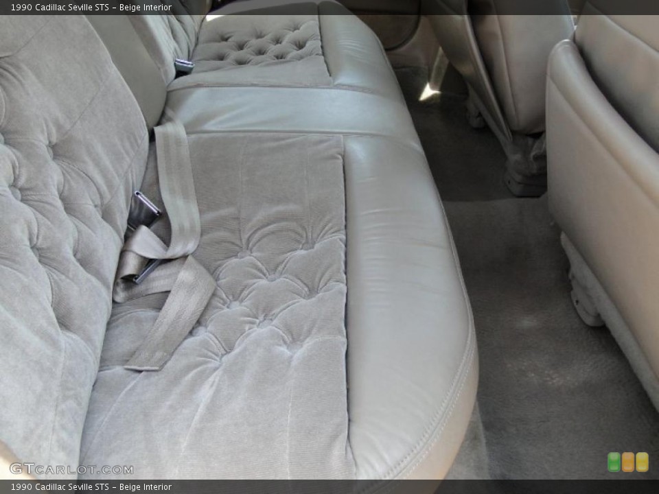 Beige Interior Photo for the 1990 Cadillac Seville STS #49647800