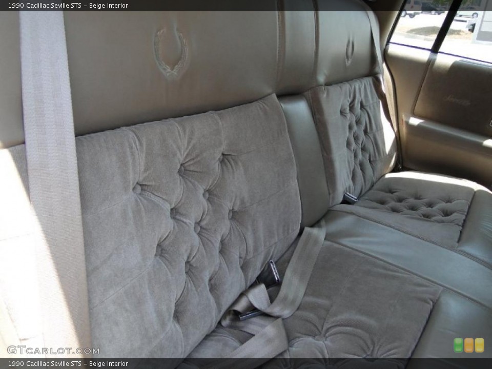Beige Interior Photo for the 1990 Cadillac Seville STS #49647812