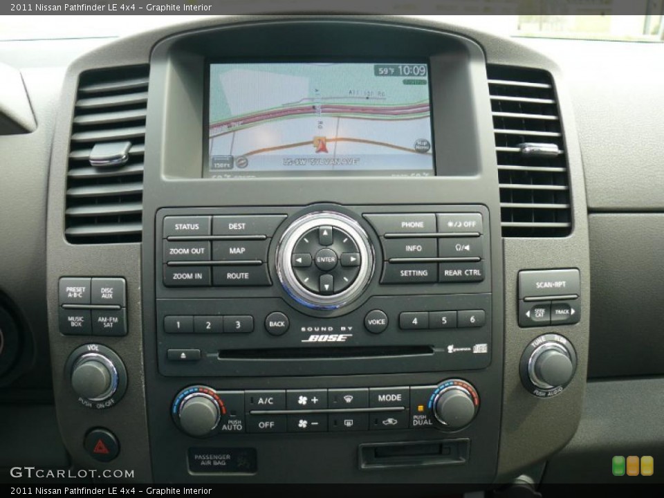 Graphite Interior Controls for the 2011 Nissan Pathfinder LE 4x4 #49648085