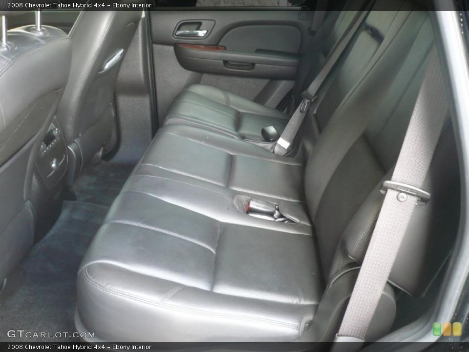 Ebony Interior Photo for the 2008 Chevrolet Tahoe Hybrid 4x4 #49648283
