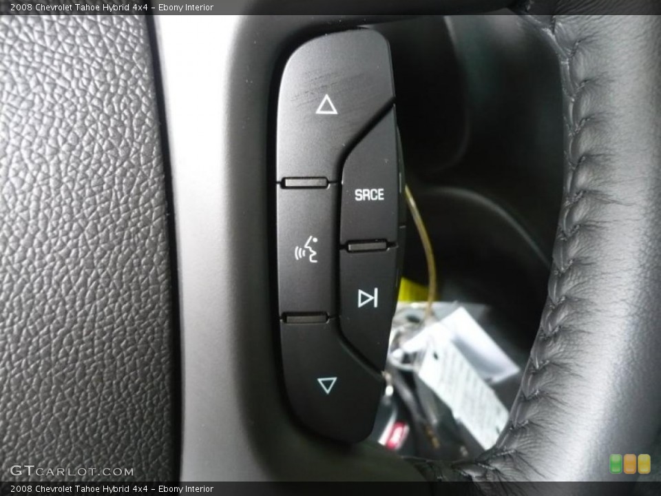 Ebony Interior Controls for the 2008 Chevrolet Tahoe Hybrid 4x4 #49648457